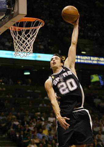 阿根廷篮球巨星Manu Ginobili