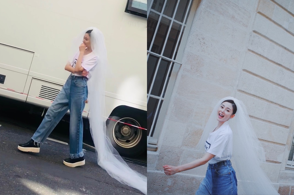 婚纱西服设计图片_婚纱西装搭配图片大全_个性西装婚纱照街拍时尚