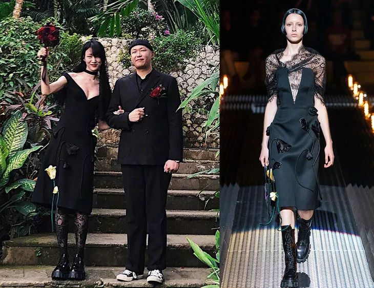 婚纱照西装女_个性西装婚纱照街拍时尚_婚纱西装